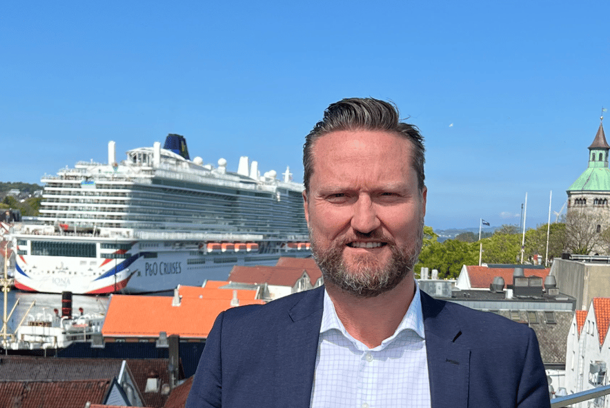 Marius Lund på Mataes Stavanger-kontor