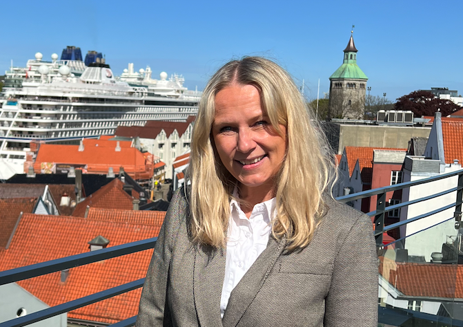 Rannveig på Stavanger-kontoret